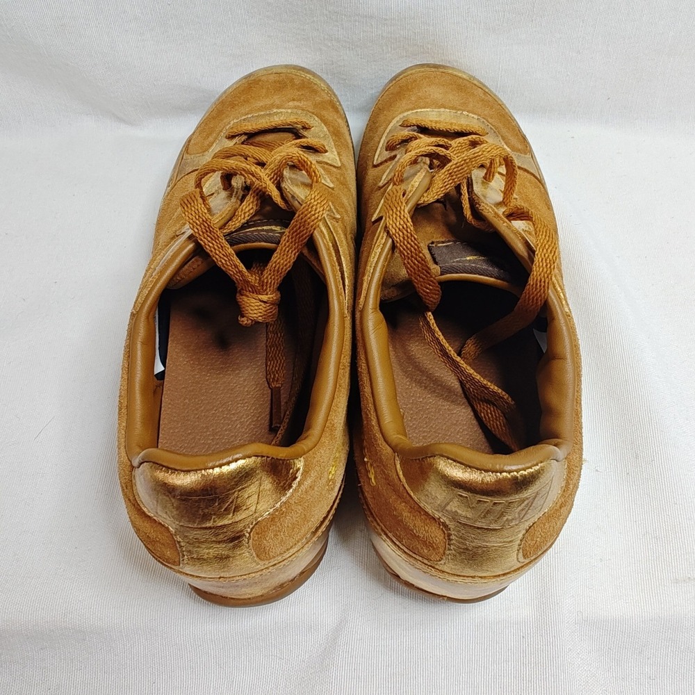 Nike Sprint Sister Sneakers Gold Brown Suede Metallic Low Top 314448-221 6.5 - Picture 3 of 9
